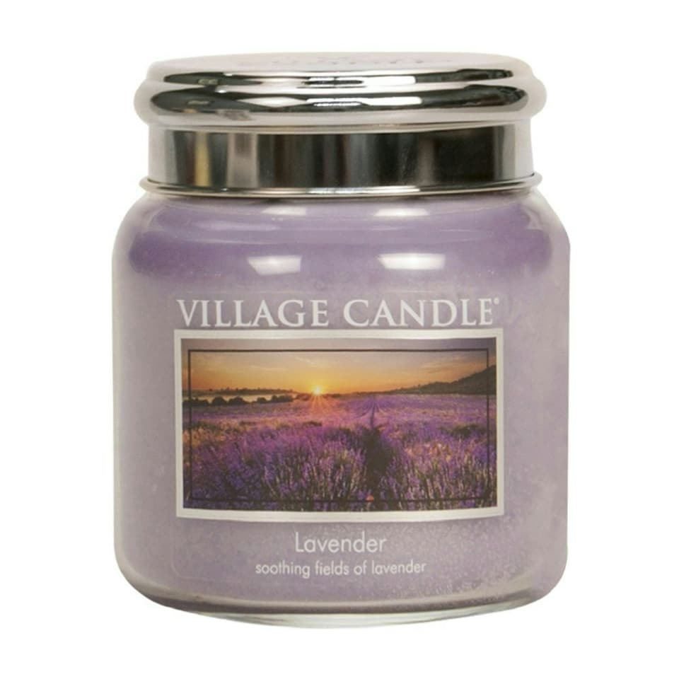 Village Candle Medium Jar Lavender 16oz