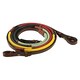 image 1 of Kincade Rainbow Reins With Hook Studs - Brown/Multi - 48 inches