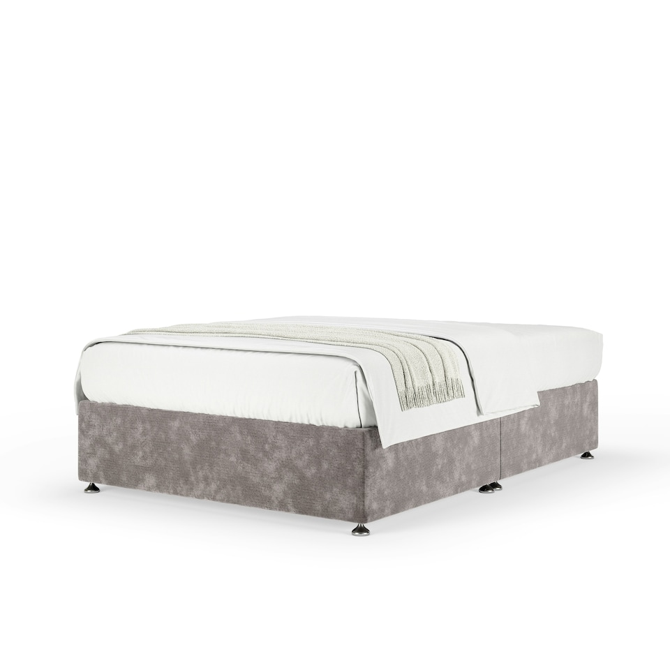 image 1 of Ortho Classic Orthopaedic Silver Chenille Divan Set Single