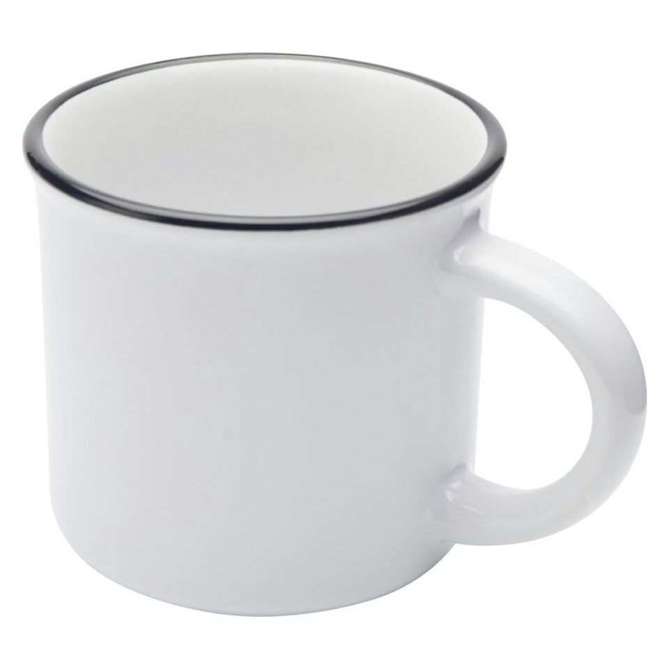 image 1 of Bari Ceramic 240ml Mug - White - One Size