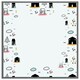 image 4 of Scandy doodle (Picture Frame) White | L