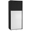 Black with White Doors
