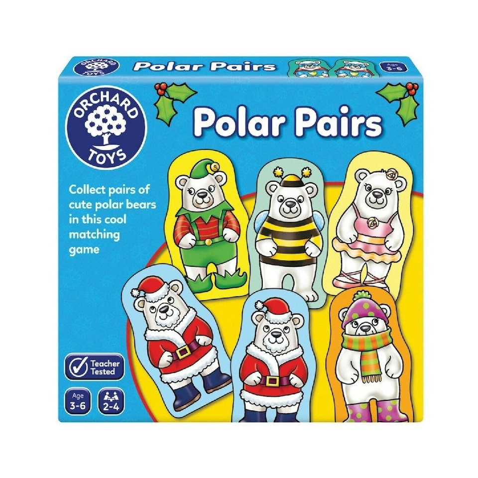 image 1 of Orchard Toys Polar Pairs Childrens Matching Travel Game
