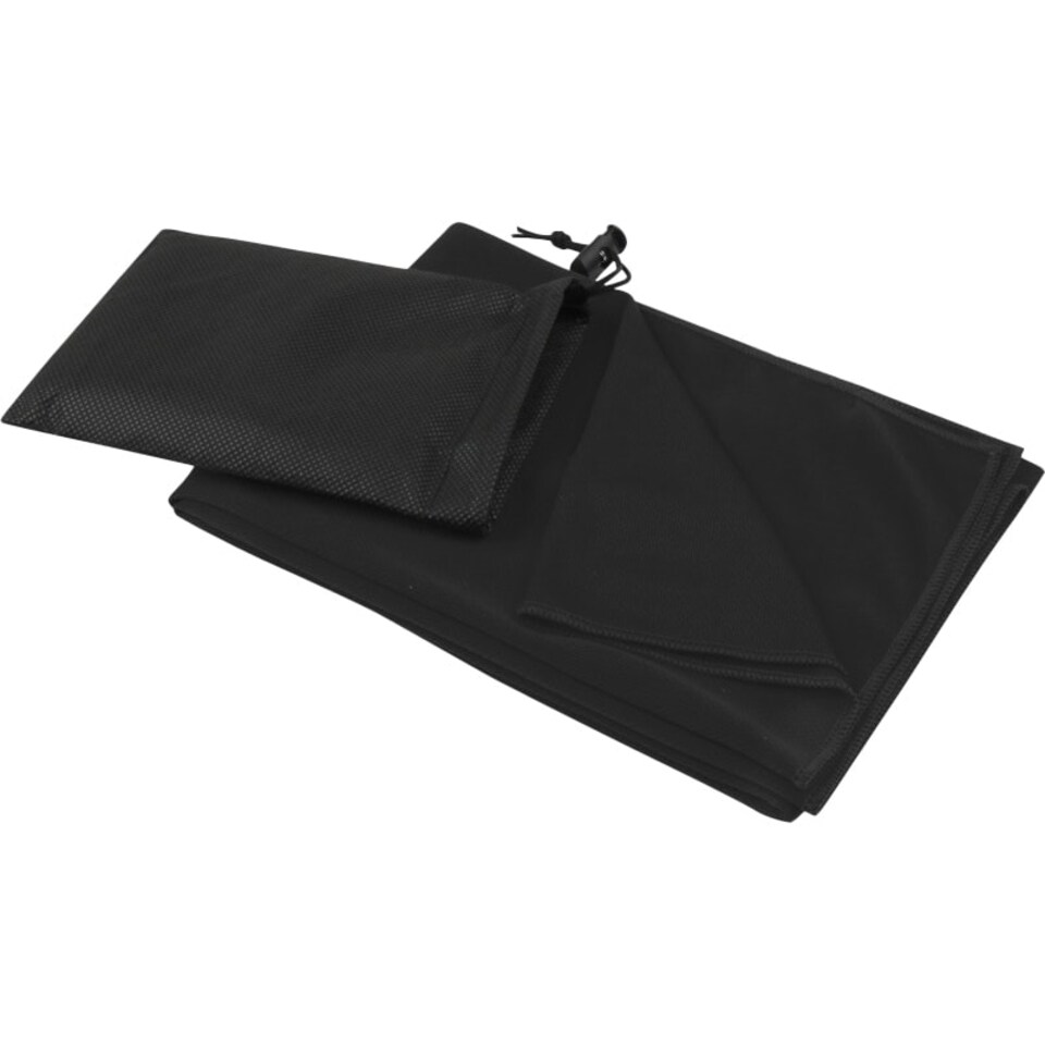 image 1 of Lucas RPET Sports Towel - Solid Black - 140cm x 70cm | Black