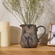 image 2 of Soire Blue Floral Pitcher Blue