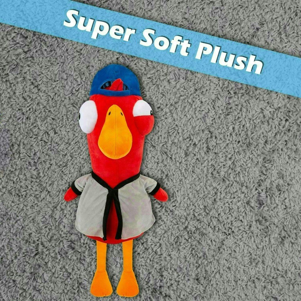 image 1 of Baseball Goose Goose Duck Soft Toy Cute Plushie Huggable Cuddly 52cm Red