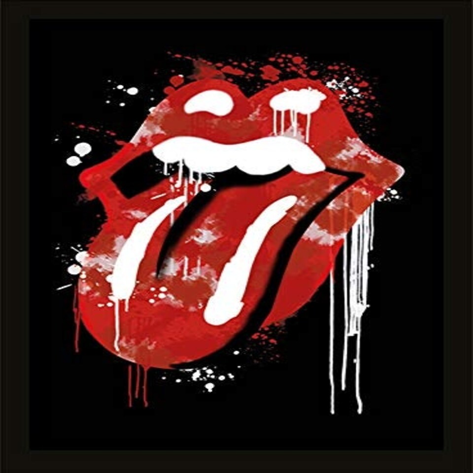 THE ROLLING STONES (GRAFFITI LIPS) - MEMORABILIA RANGE - FP10773P