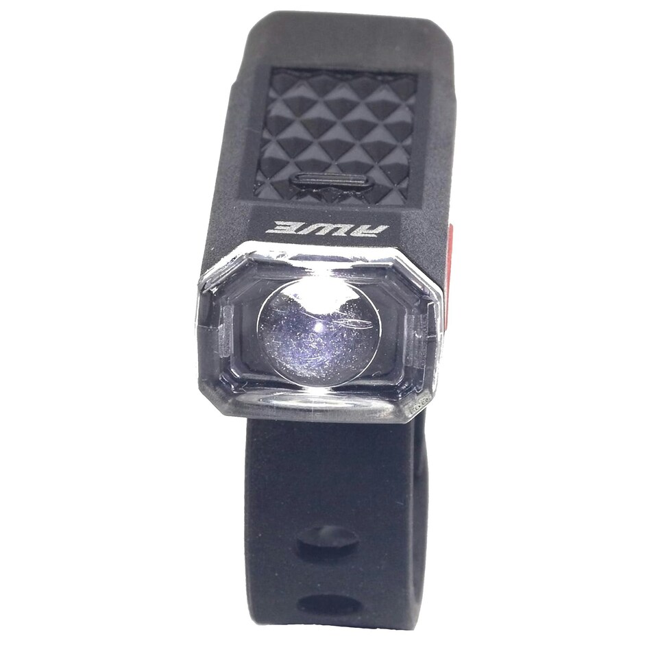 image 1 of AWE Nano Fire USB 12 Lumens Rechargeable Bike Front Light Black CE Approved