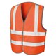 image 1 of Result Mens Core High-Visibility Safety Motorway Vest - Fluorescent Orange - S/M