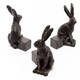 image 1 of Vigilant Hare Plant Pot Feet - Set of 3 | Grey