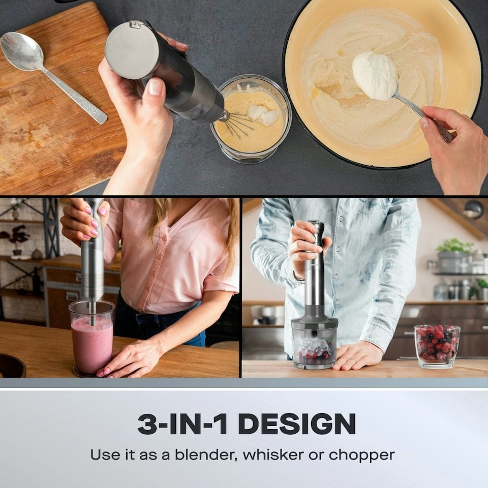 image 1 of Daewoo Freedom, Pro Cordless 3-In-1 Hand Blender
