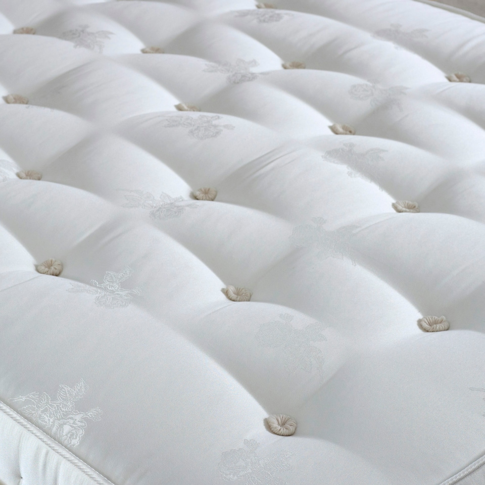 image 1 of Signature Platinum 2000 Pocket Sprung Cream Linen Divan Set And Lona Headboard Double