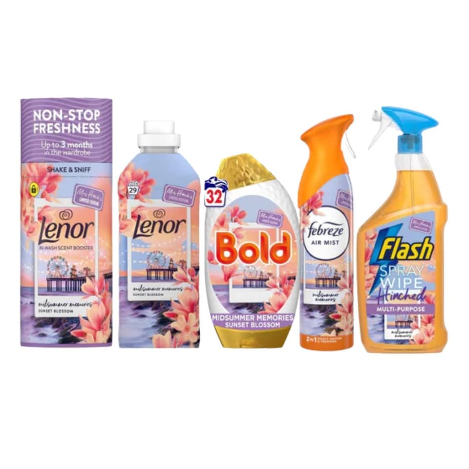 image 1 of Mrs Hinch Midsummer Memories Home Cleaning Bundle 5 Piece