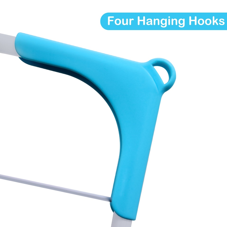 image 1 of ROTARY AIRER 4 ARM 50M OUTDOOR CLOTHES GARDEN WASHING LINE DRYER SPIKE & COVER