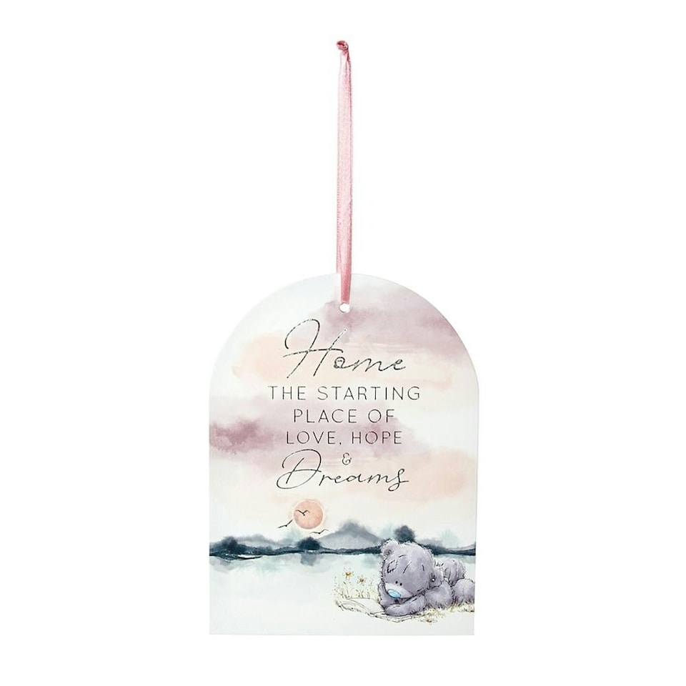 Me to You Tatty Teddy 'Home' Gift Plaque-Official Collection