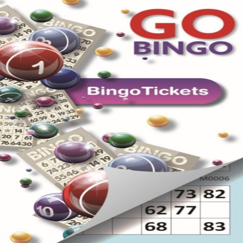 image 1 of 83 Sheets Bingo Tickets Pad