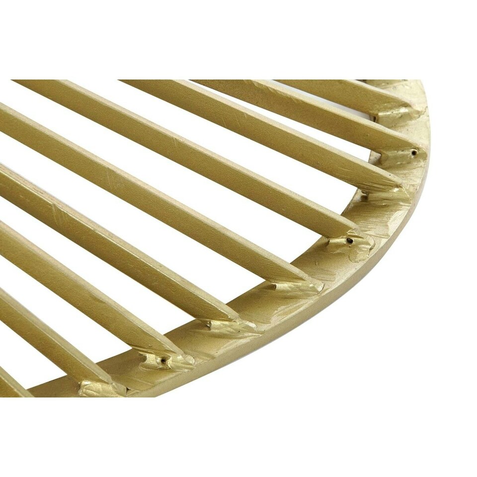 image 1 of Side table DKD Home Decor Golden Crystal Steel 138 x 66 x 46 cm N/A
