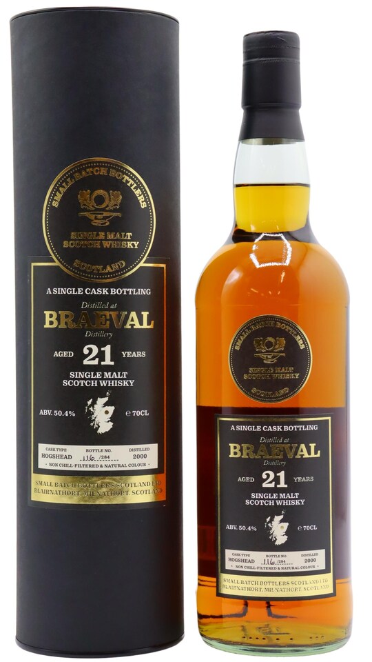 Braeval - Small Batch Bottlers Single Cask Scotch 2000 21 year old Whisky
