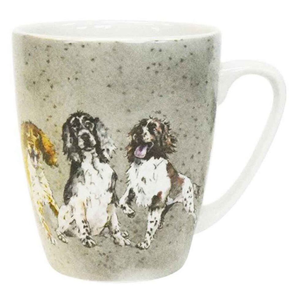 image 1 of Queens Companions Springers Fine China 400ml Oak Mug | Multi | 1