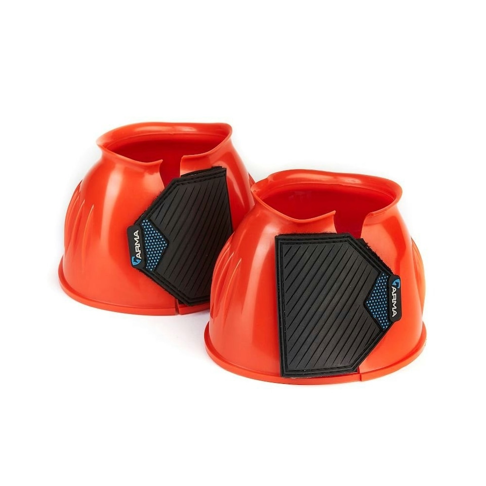 ARMA Gloss Horse Overreach Boots - Orange - Cob