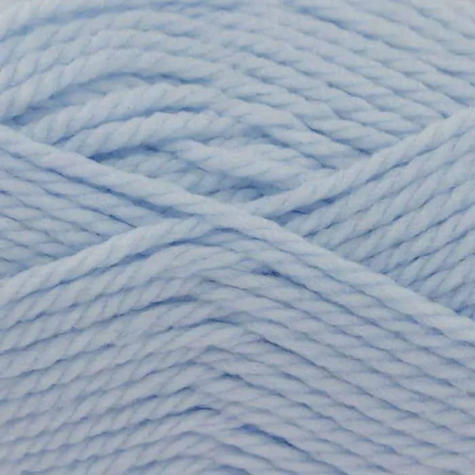 King Cole Blue Comfort Baby Chunky Yarn (Value Pack 12 x 100g Balls) For Crochet, Knitting - 106m per ball