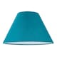 image 1 of 12" Vibrant Teal Cotton Coolie Lampshade Suitable for Table Lamp or Pendant | Blue | Teal | 1