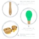 image 2 of Tiny Dining Children's Bamboo Silicone Tip Spoon - Green