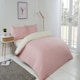 image 3 of Brights Reversible Duvet Single Bed CreamBlush