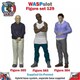 image 1 of Trackside Unpainted Figures Men Standing x 3 Scenery Set 129 1:32 Wasp