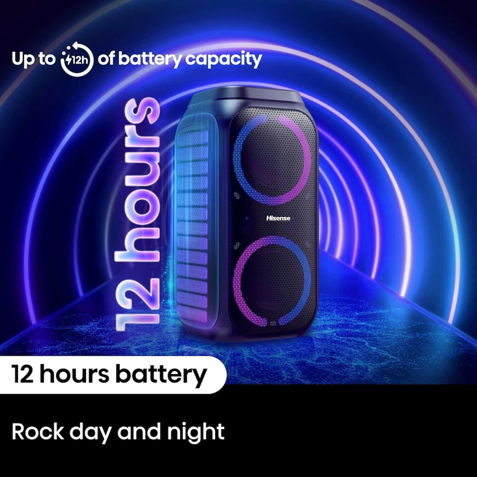 image 1 of Hisense Bluetooth Speaker PARTYROCKET-160