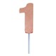 image 2 of Bristol Novelty Diamond Number Cake Topper - Rose Gold - 7 Pink