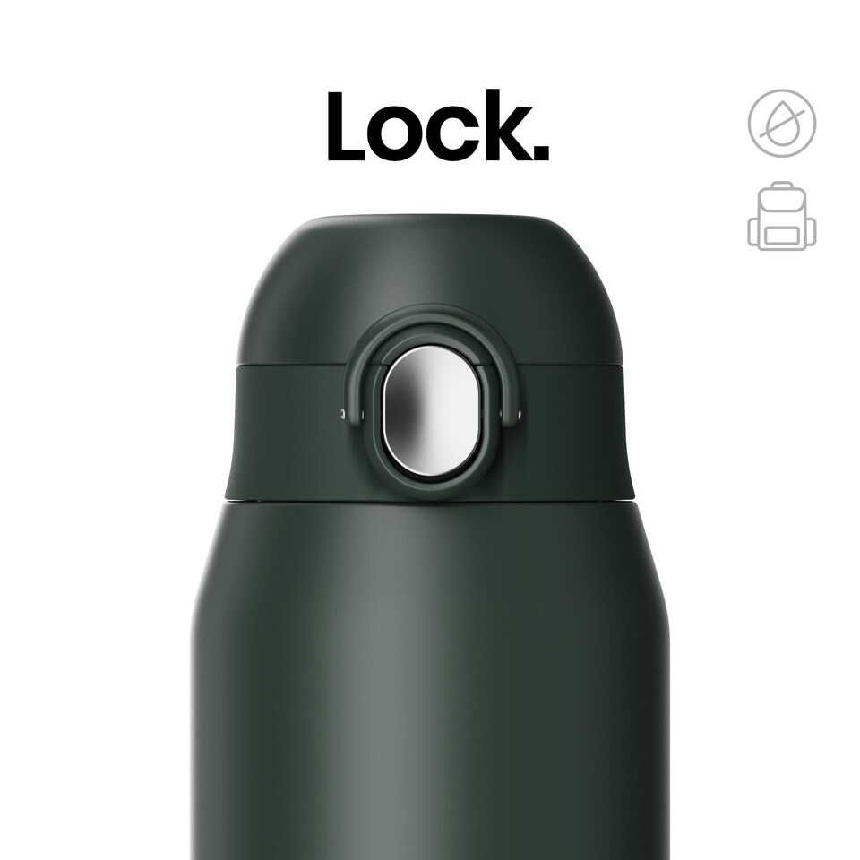 image 1 of ION8 REVIVE Insulated Steel Water Bottle, Dual Tone, 360ml / 12oz