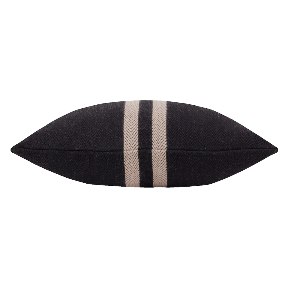 image 1 of Yard Benton Cotton Cushion, Black, 40 x 50cm