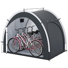 COSTWAY Bike Storage Shed Tent Outdoor Bike Cover Bicycle Tent-Black