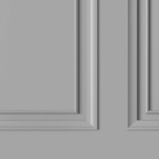 The Design Library Dimension Wood Panel Wallpaper - Grey - 10m x 53cm | Grey