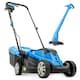 image 1 of Hyundai Electric Lawn Care Bundle, 1300W 33cm Cut Lawn Mower & 250W Grass Trimmer Strimmer HYM3313EGT