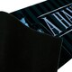 image 2 of Wednesday Jumbo Striped Desk Mat - Black/White/Grey - 30cm x 70cm