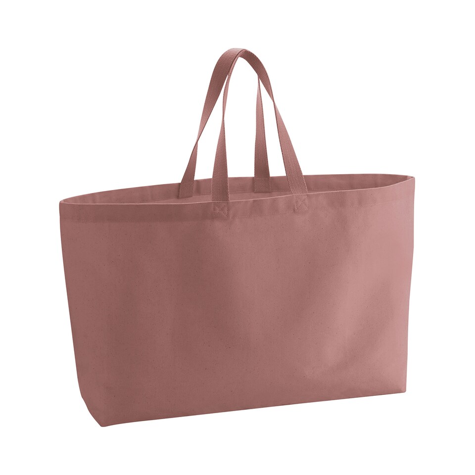 Westford Mill Canvas Oversized Tote Bag | Pink | Rose Pink | 1