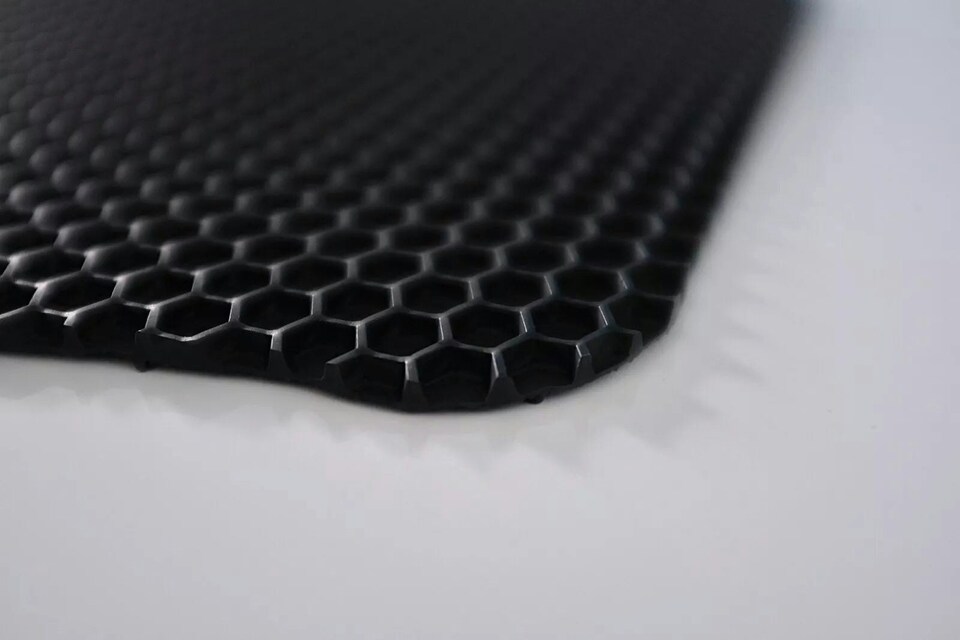 image 1 of Bike / Motorbike Floor Protector Mat | Black | M