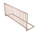 image 1 of Safetots Extra Wide Extra Tall Wooden Bed Guard, Natural, 60cm High x 140cm Wide, Toddler Bedrail for Safety