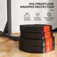image 5 of SPORTNOW Weight Plates Set for Home Gym, 2 x 10kg, 2 x 5kg, Black | Black | Black