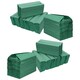 image 2 of 3 Boxes (7,560 Sheets) Green C Fold Hand Paper Towels Large 1 Ply Sheets Ideal For Washrooms & Kitchens