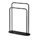 image 1 of Showerdrape Aspen Freestanding Black Towel Storage Stand | Black | Black | 1
