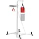 image 1 of HOMCOM Punchbag & Speedball Boxing Station Frame Freestanding | White | White