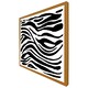image 5 of Zebra stripes print (Picture Frame) White | L
