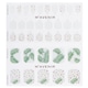 image 2 of Nail Sticker (patterned) - # Greenery Pedi - 36pcs Green