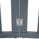 image 4 of Living and Home Wooden Foldable Freestanding 3 Panel Pet Gate - Grey