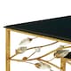 image 4 of Interiors By Premier Versatile Set Of 2 Tables With Black Wooden Top, Nesting Design Side Tables, Elegant Side Table By Couch