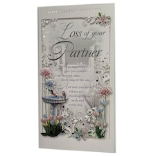 Loss of Partner Sympathy Opacity Card