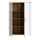 image 3 of Bohol Display Cabinet inc. 2x LED Lights in Riviera Oak/White